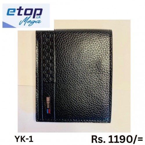 YK-1 Black wallet