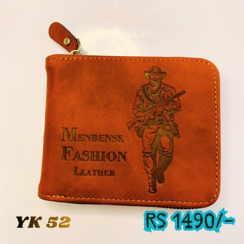 yk 52 -light brown wallet