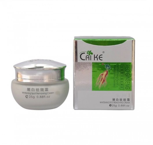 Caike Red Ginseng Whitening Spot Removing Cream 25g