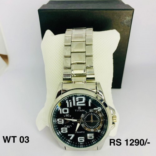 WT 03- Silver Colored Watch