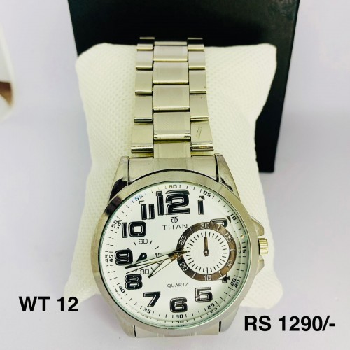 WT 12- Silver Colored Watch