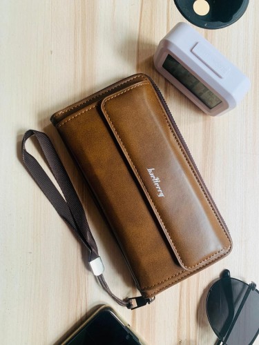 New Long Wallet Phone Pouch Tan