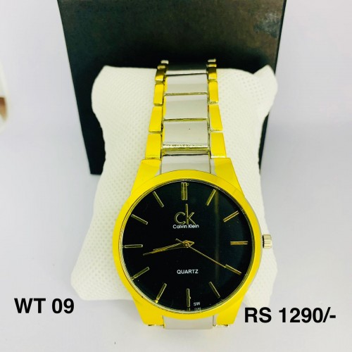 WT 09- Golden Colored Watch