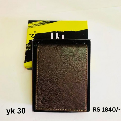YK 30 – deep brown Box wallet