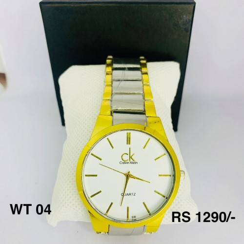 WT 04-Golden Colored Watch
