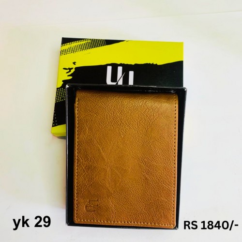 YK 29 – Tan Box wallet