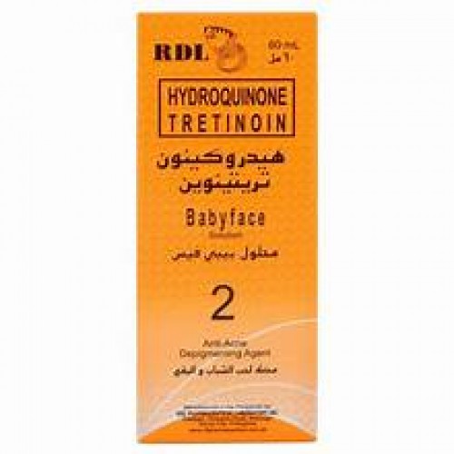 RDL Hydroquinone Tretinoin Baby Face Solution – 60ml