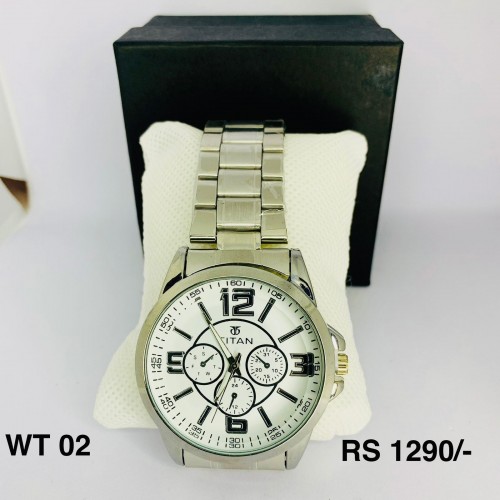 WT 02-Silver Colored Watch